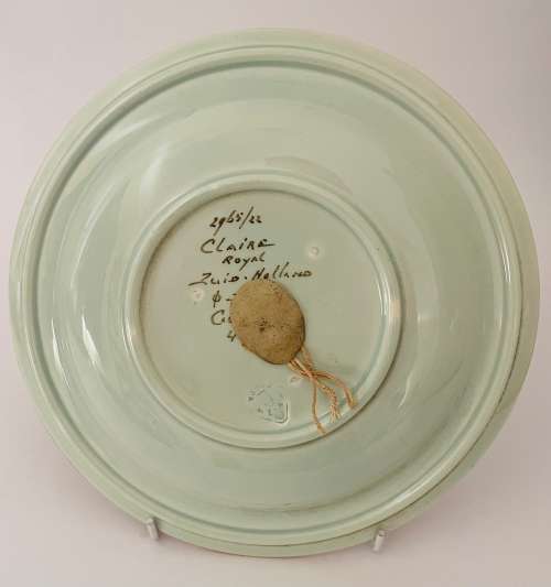 Gouda Autumn Leaves Wall Plate claire