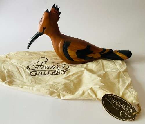 Knysna Feathers Hand carved African Hoopoe