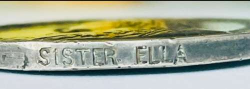 QSA Issued To Sister Ella Of The Religious Order ( Hanger Missing Damaged Top Edge)