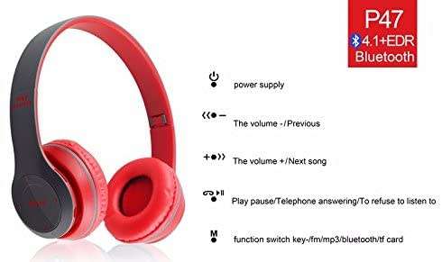 P47 Wireless headphones - Red