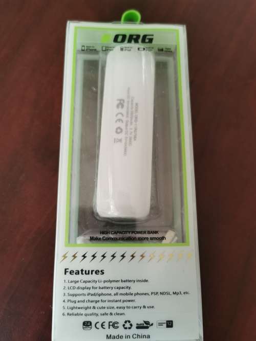 20000 mAh Power Bank - Black