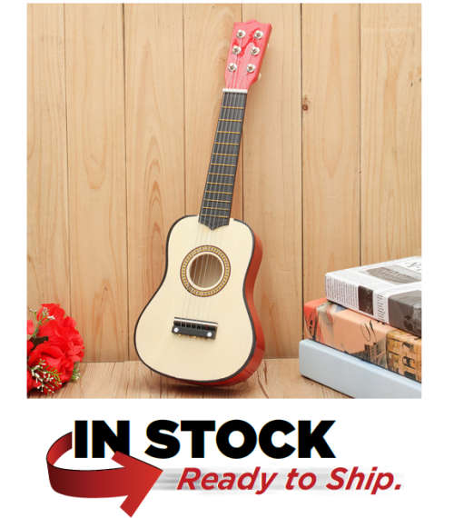 21 inch Beginners Practice Acoustic Guitar 6 String with Pick : Perfect Timing