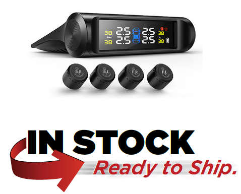 Universal Wireless C240 Solar Power Tire Pressure Monitor Color LCD with 4 Sensors : Perfect Timing