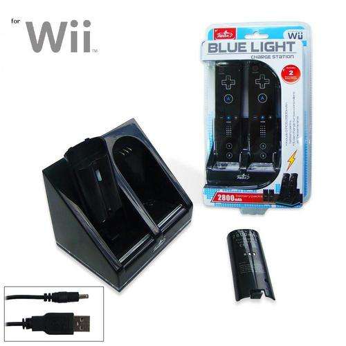 Charge Station for Wii Remote with 2X Battery Packs - Brand New and Sealed - Earn FREE POSTAGE