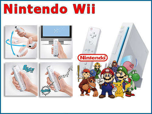 Nintendo Wii BUNDLE with Wii Play + Charge Station - Softmodded / Chipped - HD Ready -  9 in 1 game