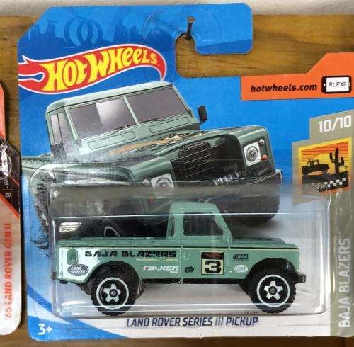 Hotwheels Hot wheels Matchbox Land Rover Defender Series III Pickup 1:64