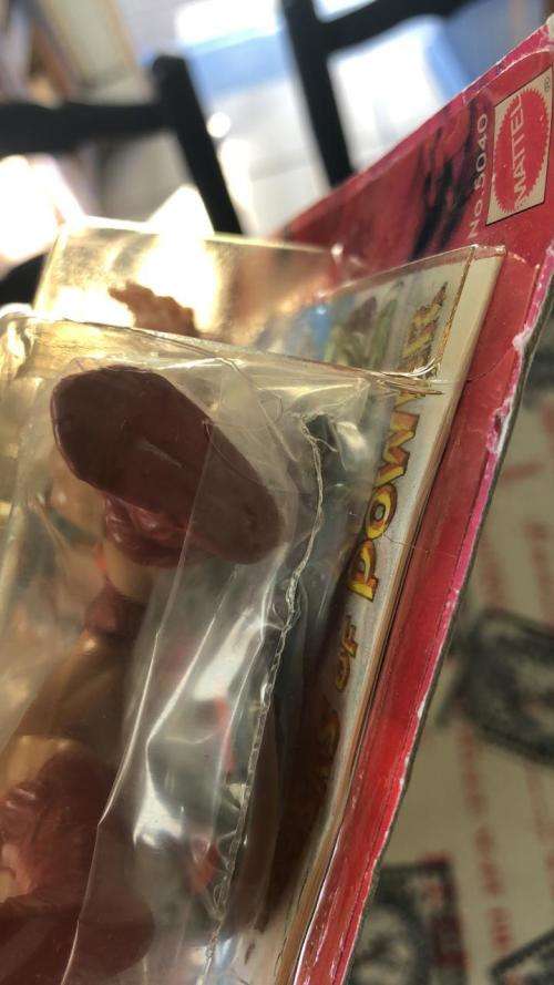 On Card Vintage Heman Masters Of The Universe Classics Motuc He-man motu