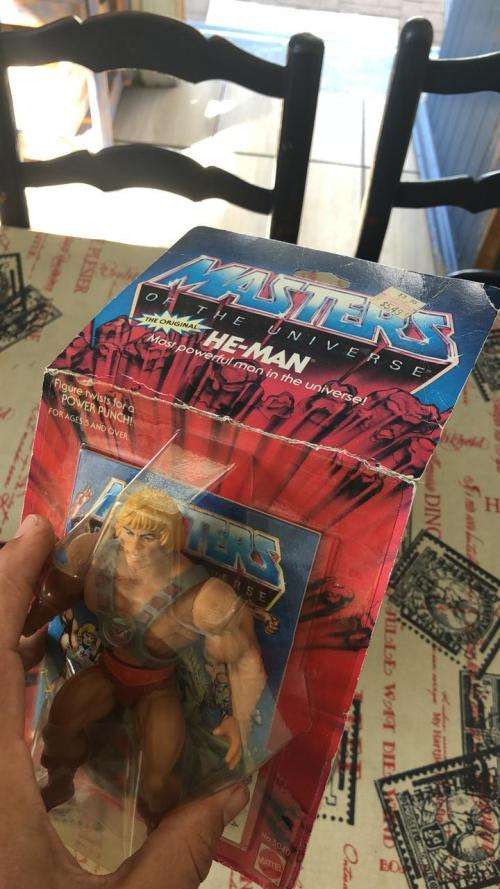 On Card Vintage Heman Masters Of The Universe Classics Motuc He-man motu