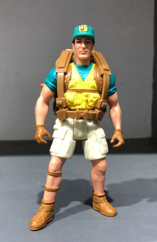 Hasbro Jurassic Park The Lost World Nick Van Owen Action Figure 1997 vintage