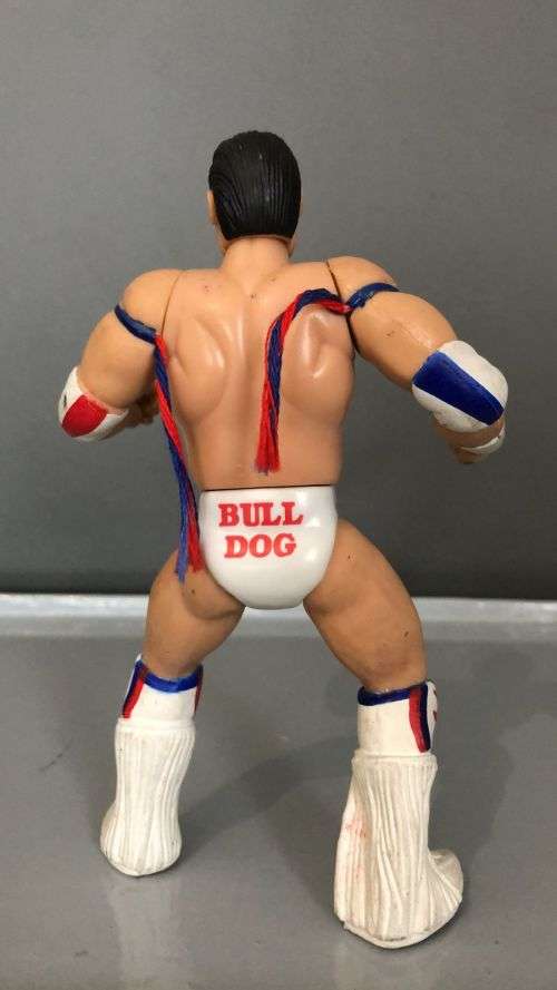 1996 WWF JAKKS Action figure WWE Elite British Bull Dog