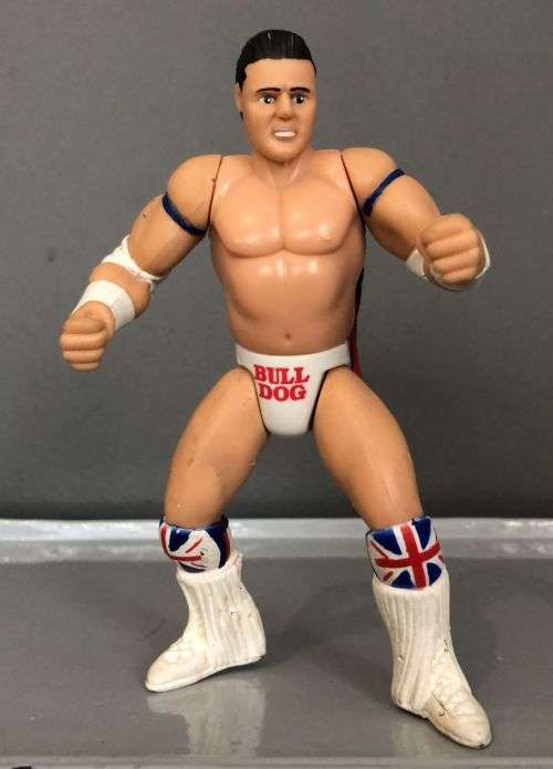 1996 WWF JAKKS Action figure WWE Elite British Bull Dog