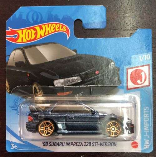 Majorette Hotwheels Hot wheels Matchbox 1998 Subaru Impreza 22B STi-Version 1:64