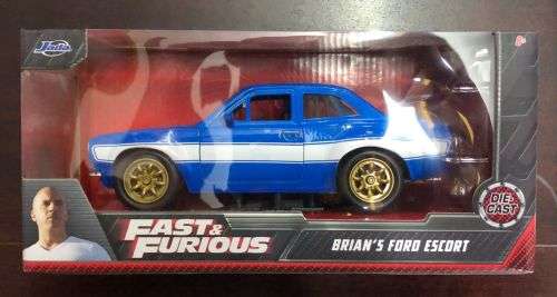 Die Cast 1:24 Ford Escort Jada Brian`s Fast And Furious Majorette Hotwheels Hot wheels Matchbox