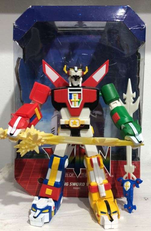 Mattel 2011 Voltron Action Figure 7` BLAZING SWORD Defender of the Universe Exclusive Action Figure