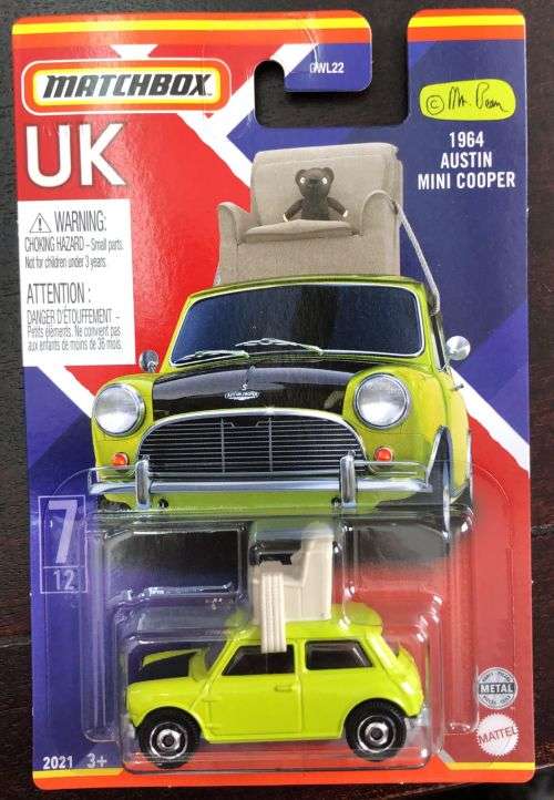 Matchbox Mini Cooper Mr Bean 1:64
