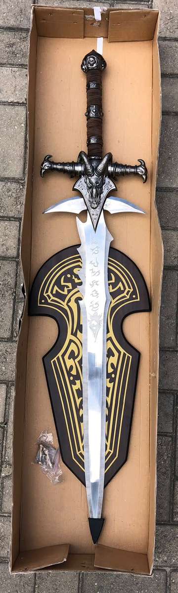 Warcraft sword memorabilia Blizzard Frostmourne Blade prop cosplay Box lenght 129cm
