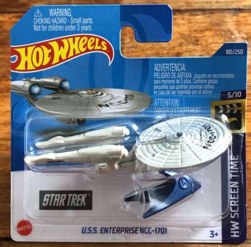 Strar Trek U.S.S. Enterprise NCC-1701 Hotwheels Hot wheels  Majorette Matchbox 1:64