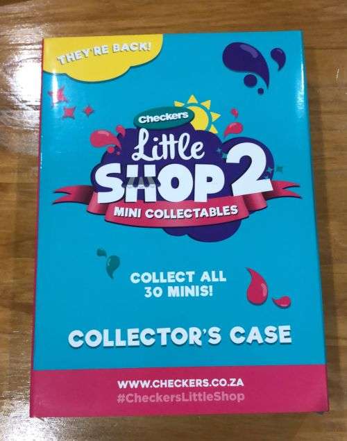 CHECKERS LITTLE SHOP 2 Complete in Album set with empty packet and checklist
