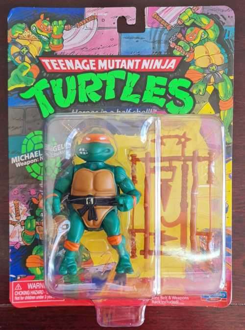 TMNT CLASSIC MICHELANGELO BASIC AF Teenage mutant ninja turtles vintage Playmates