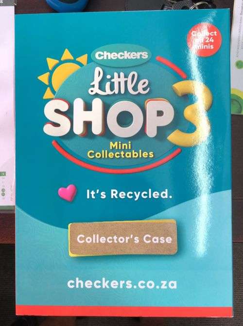 CHECKERS LITTLE SHOP 3 Complete in Album set with all the mini cards