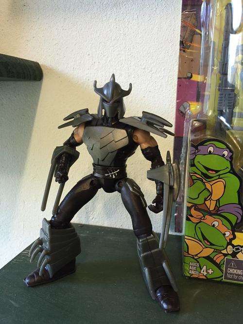 TMNT Teenage Mutant Ninja Turtles shredders x2 figures nickelodeon