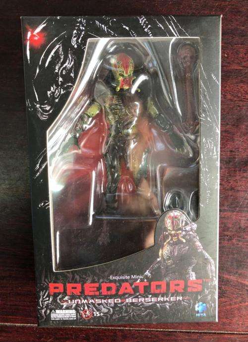 Sealed Hiya Toys Predators Unmasked Berserker Exquisite Mini 1/18 Scale Action Figure Predator