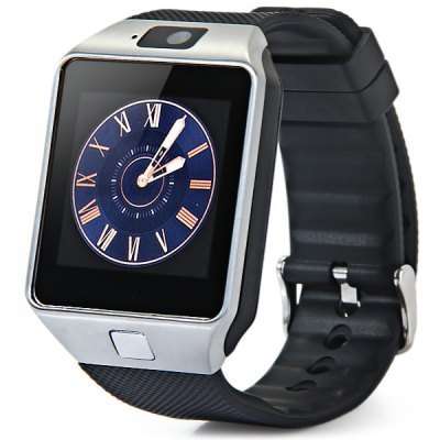 DZ09 Smart GSM Phone Watch | Silver & Black