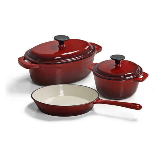Cast Iron - 5 Piece - Cookware Set