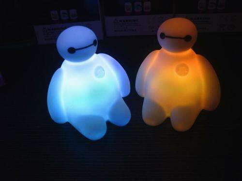 Brand New Colors Changing Creative Cartoon Baymax LED Night Light