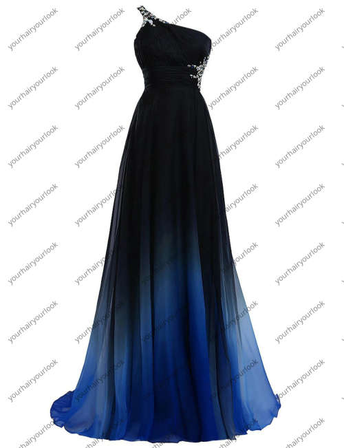 Sleeveless Colorful different designs Chiffon Formal Dress