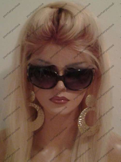 Custom Made Straight Ombre Blonde Full lace wig 20inch