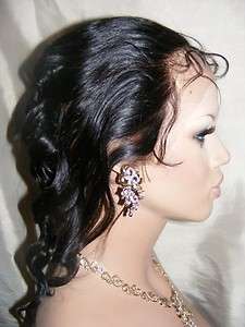 14inch 100% Remy Indian Hair Full Lace wig or glue less full lace wig Body Wave