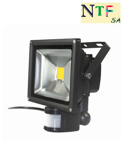 NTF 20W LED Floodlight with Motion Sensor - Full Power - 2 Years Warranty