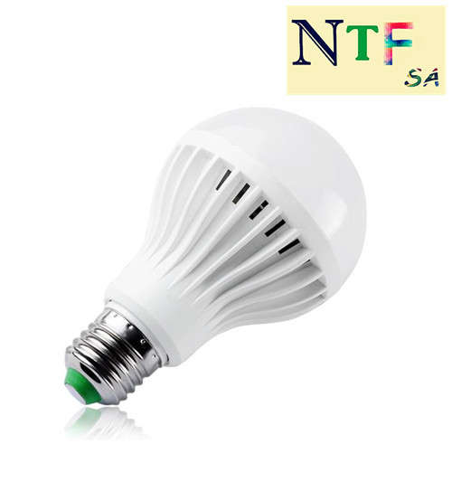 7W E27 Led Bulb Cool White 90% Energy Saving