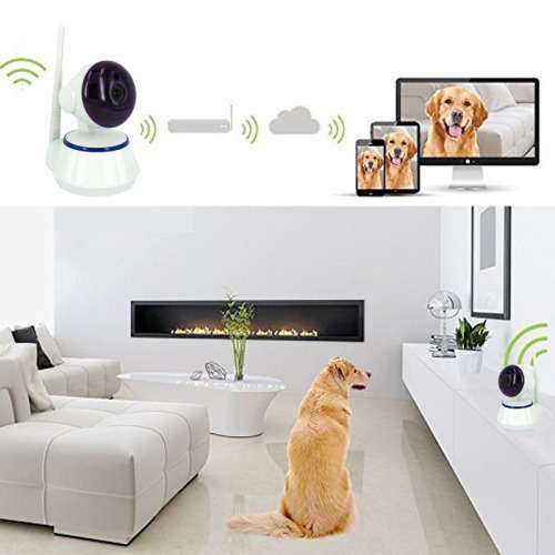 Indoor HD Wireless Network IP Alarm Camera With Mobile Viewing