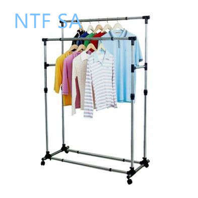 Double Pole Telescopic Clothes Rail