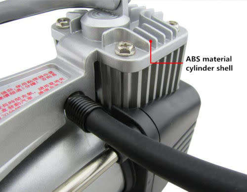 Portable Heavy Duty Vehicle Tire Pump Double Cylinder DC12V