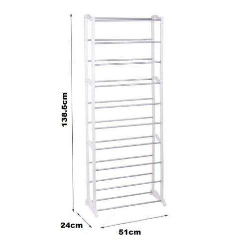 10 SHELF SHOE RACK - MULTI-SHOE RACK DIY