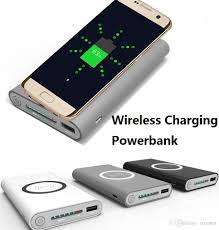 10000mAh Qi Wireless Power Bank & Fast Charging USB LED Portable Battery Charger