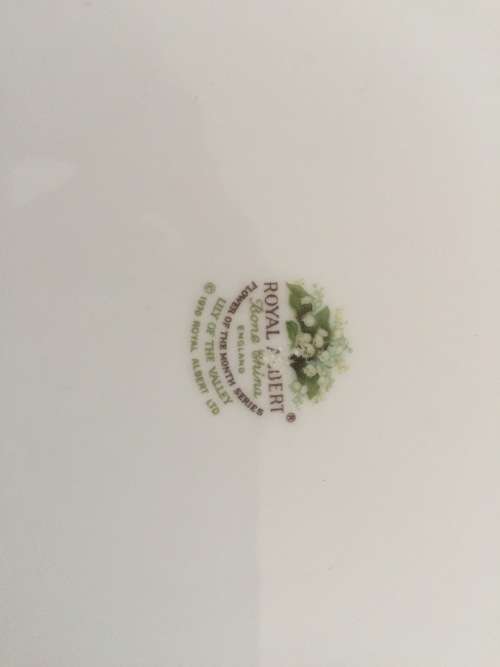 Royal Albert Flowers of the Month Cake Plate