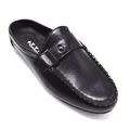 TTP BLK101059 MEN`S SLIP ON LOW BACK LOAFERS