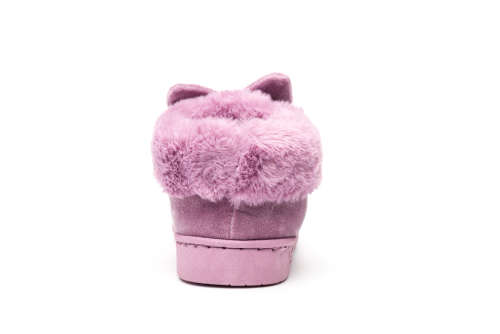 TTP Suede Slippers with Fluffy Faux furs and Bunny Decor NB2021
