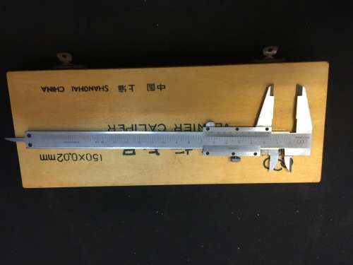 TRICLE BRAND VERNIER CALIPER 0-150MM ( 0.02MM) in wooden box