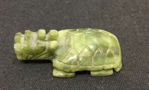 Chinese Antique - Chinese Ancient Jade Dragon turtles/Leading a turtle