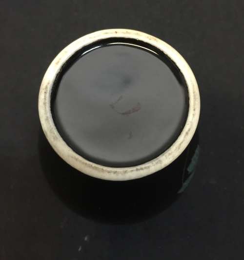 Japanese antiques - hand painted red rose jar.height - 155 mm. width -90 mm.