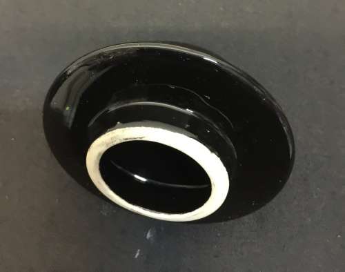 Japanese antiques - hand painted red rose jar.height - 155 mm. width -90 mm.