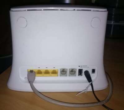 ZTE  LTE/4G Router (very good with Rain)