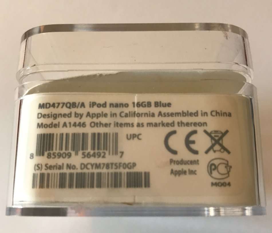 Apple iPod Nano 16GB Blue