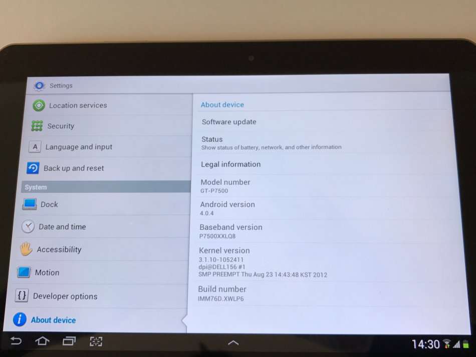 Samsung Galaxy Tab 10.1 GT-P7500 wifi and 3G