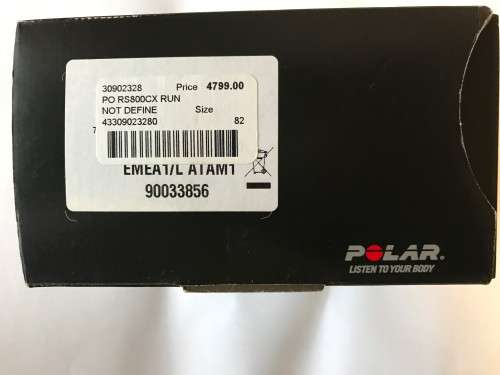 Polar RS800CX Running Watch with GPS Pod